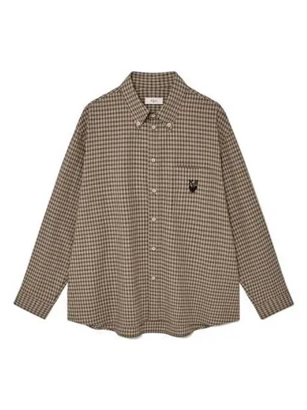 royal check shirt brown - KIJUN - BALAAN 1