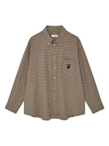 royal check shirt brown - KIJUN - BALAAN 1