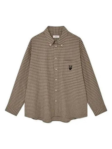 royal check shirt brown - KIJUN - BALAAN 1