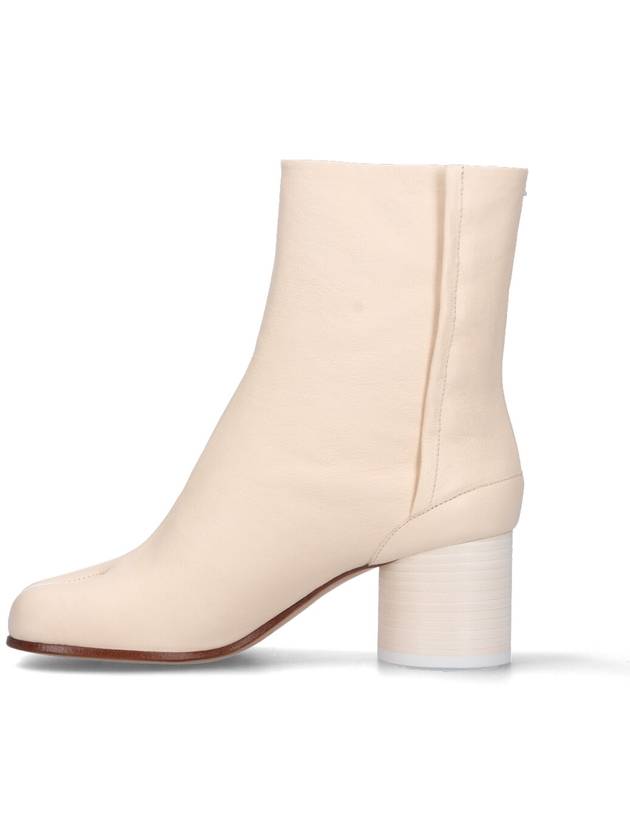 Tabi Lambskin Ankle Middle Boots Ivory - MAISON MARGIELA - BALAAN 4