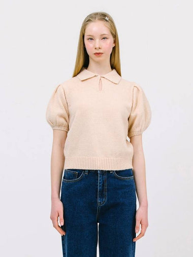 Bonbon Knit Top Apricot - JUN BY JUN K - BALAAN 1