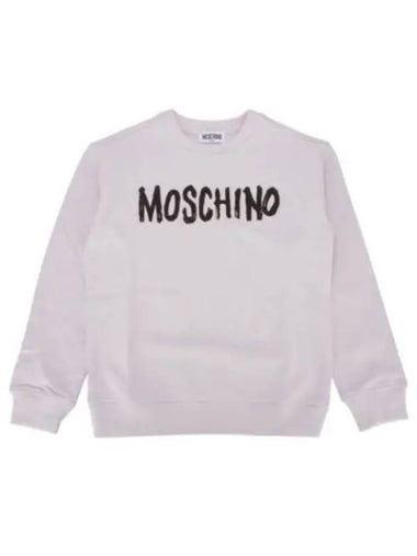 Kids Logo Sweatshirt HMF060LCA14 60018 Italian - MOSCHINO - BALAAN 1