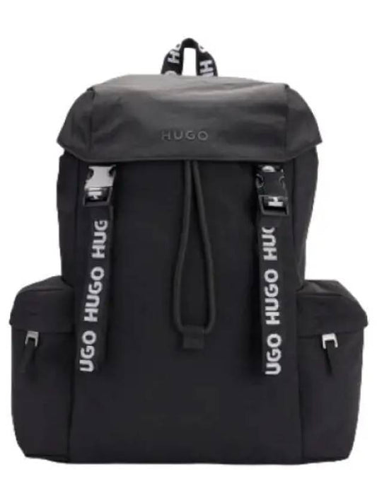 Nylon Multi Pocket Buckle Backpack Bag - HUGO BOSS - BALAAN 1