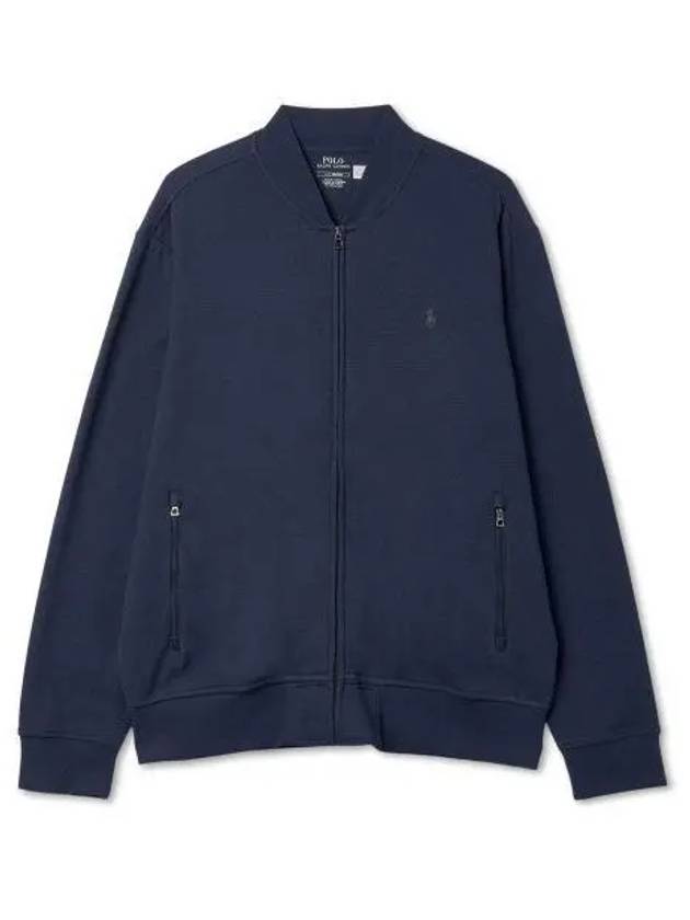 30 reward points jersey baseball jacket navy - POLO RALPH LAUREN - BALAAN 1