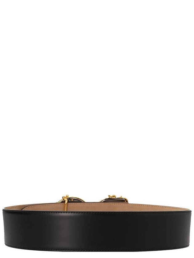 DG logo leather belt black - DOLCE&GABBANA - BALAAN 3