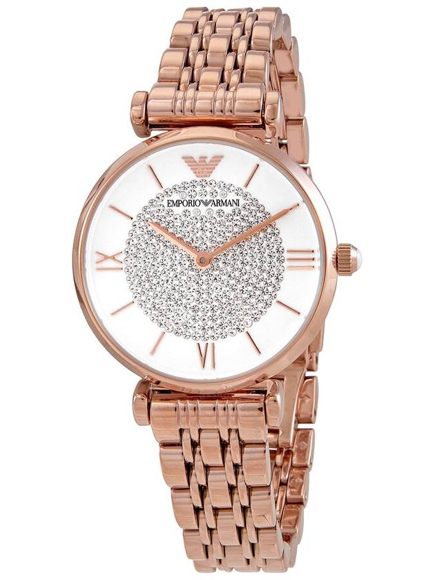 Women's Gianni Metal Watch Rose Gold - EMPORIO ARMANI - BALAAN 2