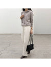 Mincy hidden banding brushed wide cotton pants - MONO AT.D - BALAAN 3