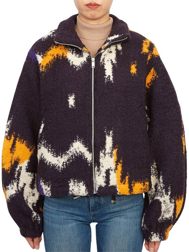 MA0092FA A3C77E 86DP Women s Fleece Jacket - ISABEL MARANT - BALAAN 4