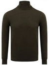 Lyd Merino Turtleneck Knit Top Green - J.LINDEBERG - BALAAN 2