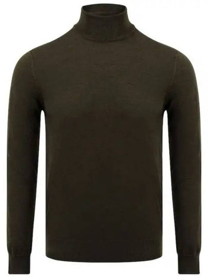 Lyd Merino Turtleneck Knit Top Green - J.LINDEBERG - BALAAN 2