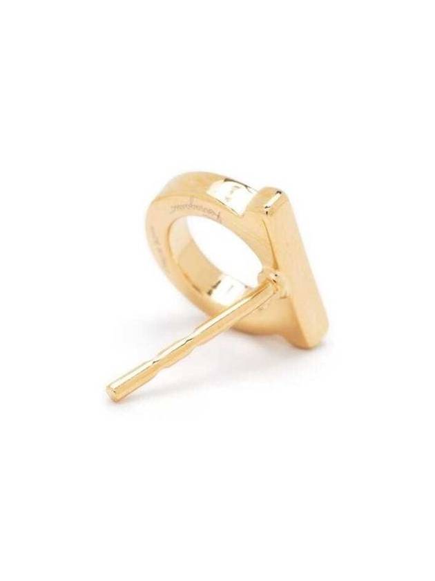 Gancini Small Earrings Gold - SALVATORE FERRAGAMO - BALAAN 3