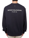 Back logo men s sweatshirt navy - WOOYOUNGMI - BALAAN 2