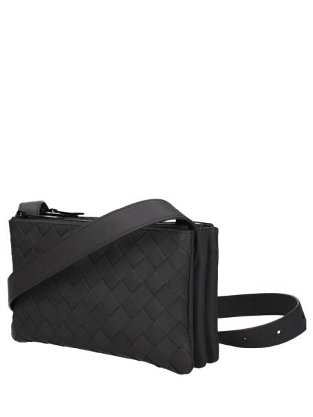 Triple Zipper Cross Bag Grey - BOTTEGA VENETA - BALAAN 3