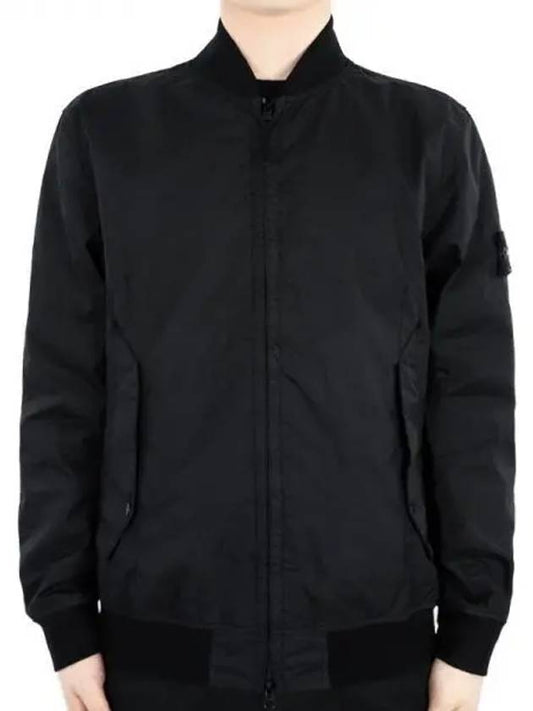 Membrana 3L TC Bomber Jacket Black - STONE ISLAND - BALAAN 2