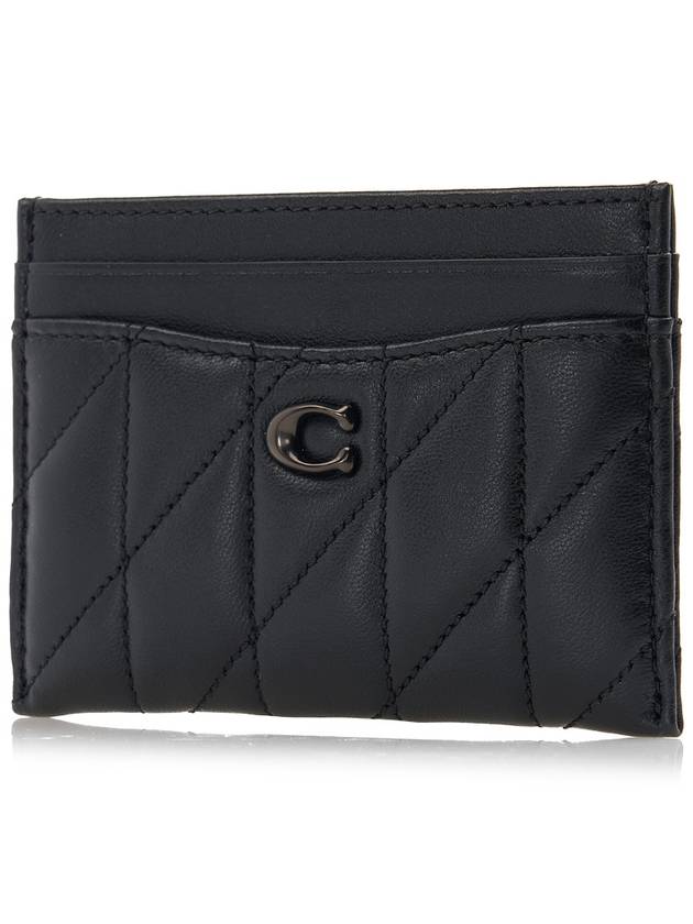 Women s Pillow Quilted Card Wallet CM434 BLACK - COACH - BALAAN 3