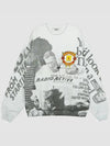 Graphic Cotton Sweatshirt White - MSGM - BALAAN 2