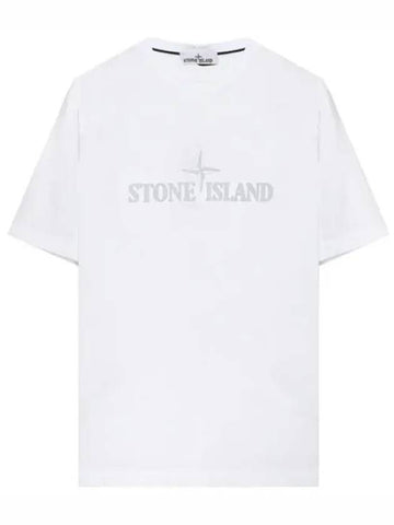 Logo embroidery t shirt short sleeve men s - STONE ISLAND - BALAAN 1