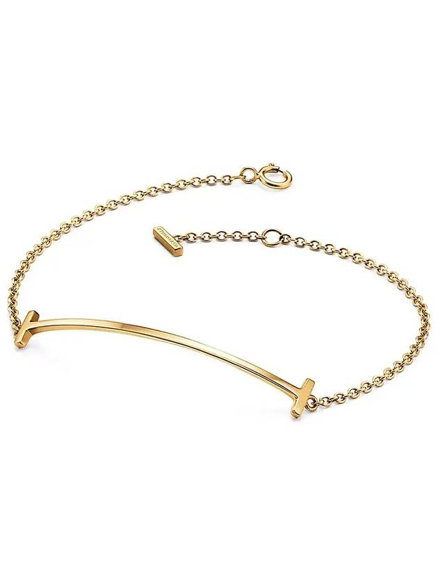 Tiffany T Smile Bracelet Yellow Gold 36819642 - TIFFANY & CO. - BALAAN 4