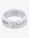 Logo Medium Ring Matte Silver - MAISON MARGIELA - BALAAN 2