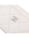 Caviar card wallet white silver AP0213 - CHANEL - BALAAN 8