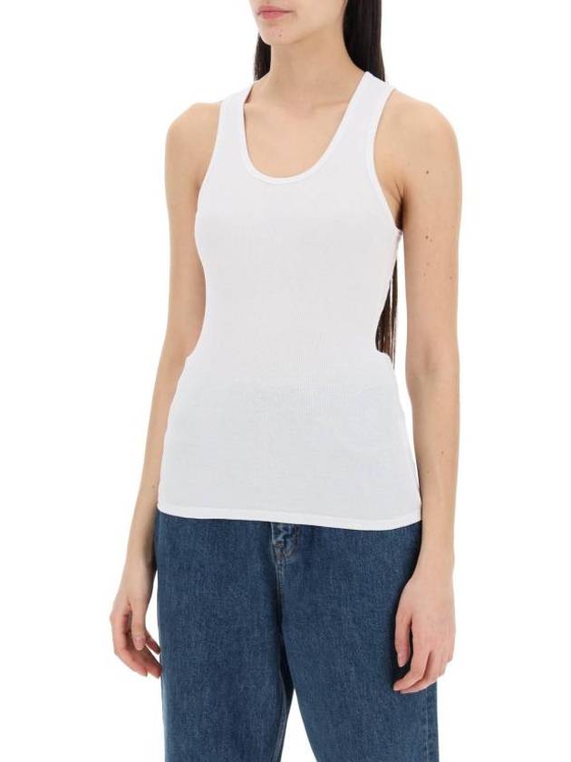 Wardrobe NYC Sleeveless T Shirt W1016R04WHT - WARDROBE.NYC - BALAAN 4