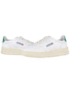 Medalist Green Tab Leather Low Top Sneakers White - AUTRY - BALAAN 3