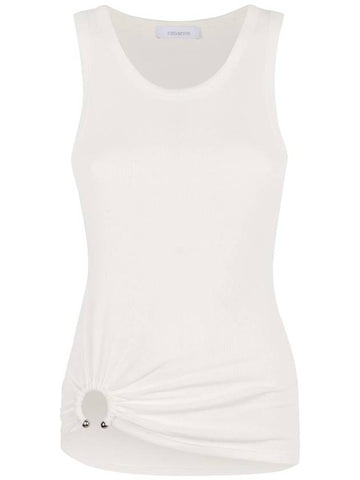 Rabanne Cotton Tank Top - PACO RABANNE - BALAAN 1