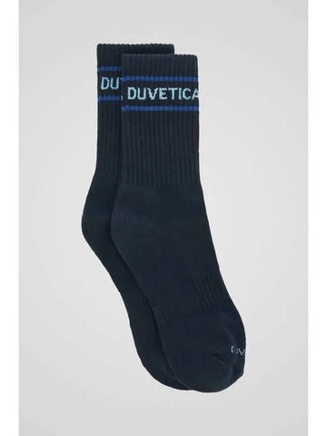 E Tree M Dark Turquoise Unisex Socks - DUVETICA - BALAAN 1