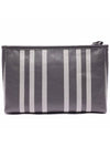 Barb Large Clutch Bag Gray - BALENCIAGA - BALAAN.