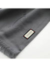 Women s muffler gray GG Big Log gift recommendation 573682 - GUCCI - BALAAN 4