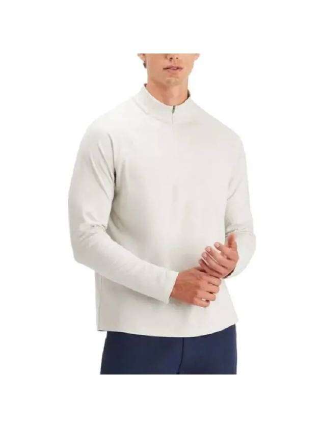 Luxe Half Zip Long Sleeve T-Shirt Grey - G/FORE - BALAAN 5