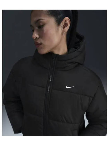 Sportswear Classic Padding Therma Fit Loose Hooded Jacket Black - NIKE - BALAAN 1