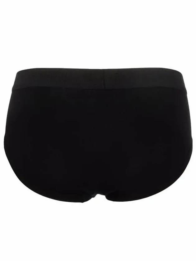 Men's Cotton Logo Waistband Briefs 2 Pack Black - TOM FORD - BALAAN 4