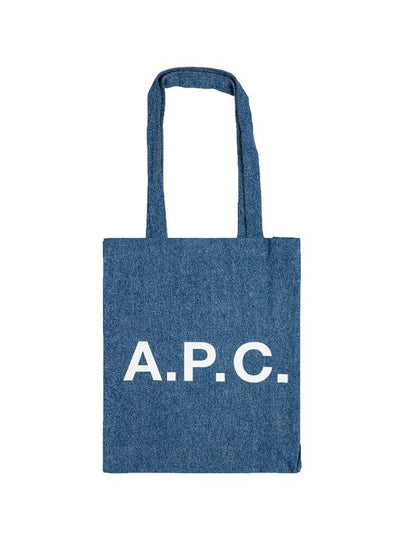 Lou Denim Tote Bag Washed Indigo - A.P.C. - BALAAN 2