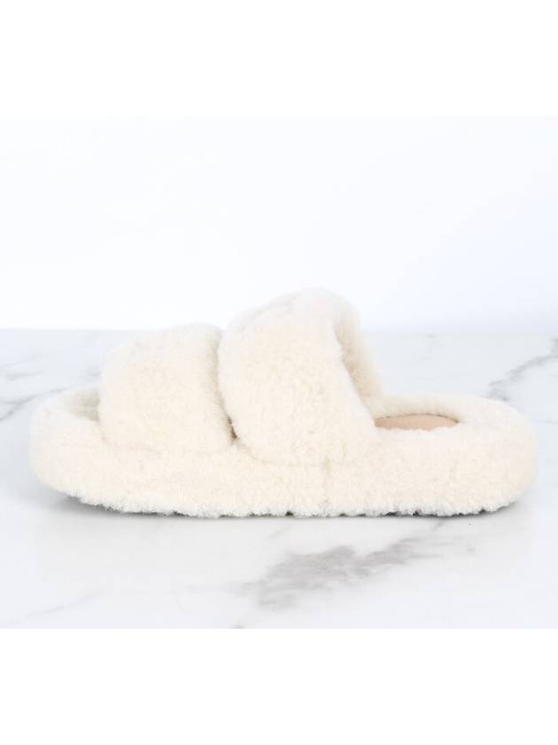 Logo Shearling Slippers 36 5 235 - CELINE - BALAAN 6