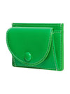 Slim Pocket Mini Coin Transportation Card Wallet Green - LE MASQUE - BALAAN 5