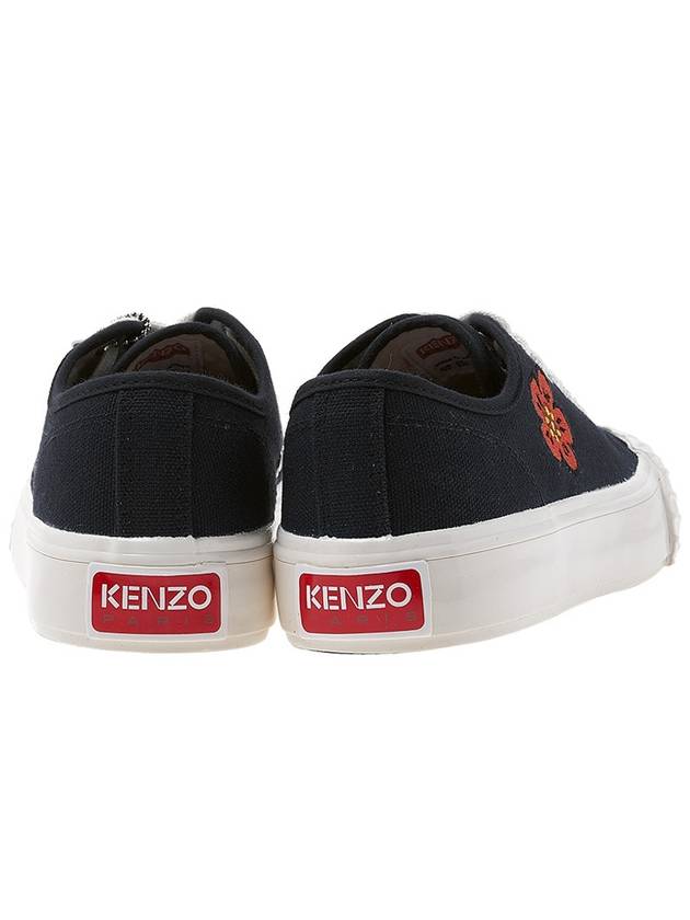 School Flower Low Top Sneakers Black - KENZO - BALAAN 5