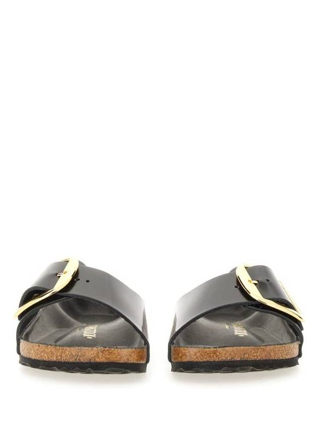 Madrid Big Buckle Slippers Black - BIRKENSTOCK - BALAAN 6