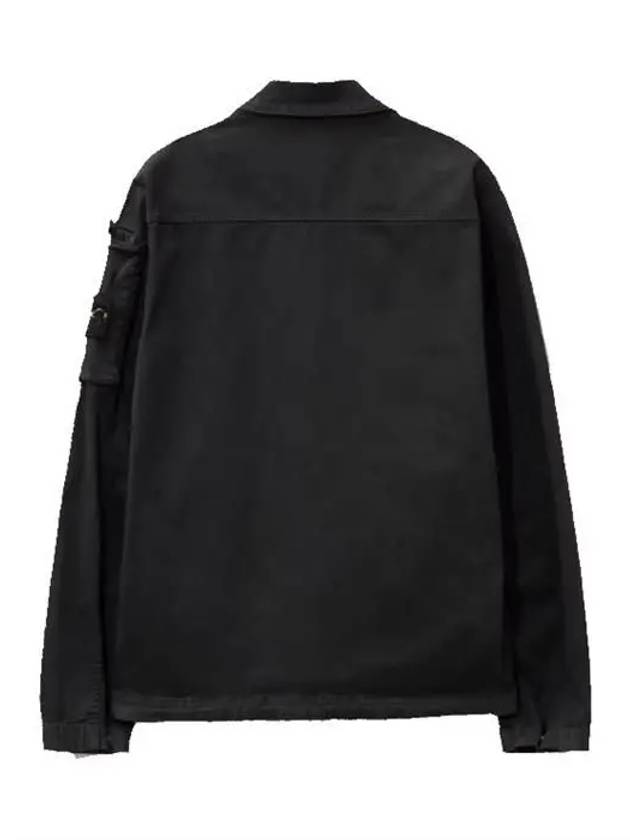 Logo Zip-Up Jacket Black - STONE ISLAND - BALAAN 7