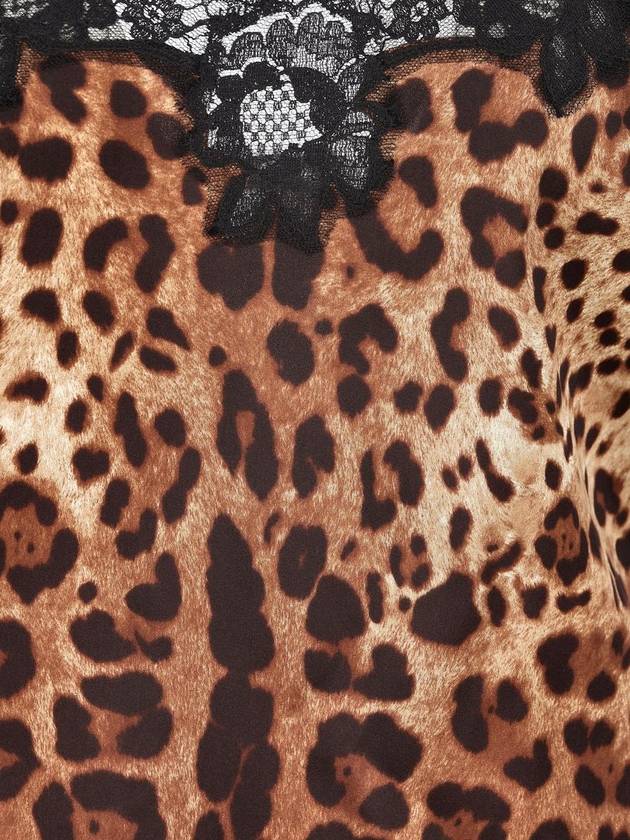 23 fw Leopard Print Silk Top O7A00TONO21HY13M B0710501814 - DOLCE&GABBANA - BALAAN 4