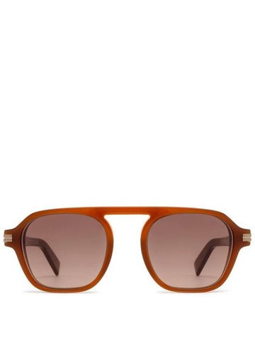 Zegna EZ0241 Shiny Light Brown - ERMENEGILDO ZEGNA - BALAAN 1