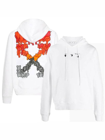 Red Marker Arrow Hoodie White - OFF WHITE - BALAAN 2