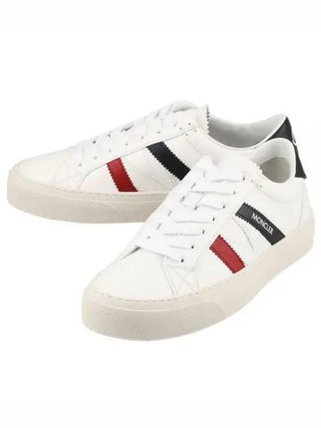 4M00060 M4496 001 Monaco Sneakers White 1121184 - MONCLER - BALAAN 1