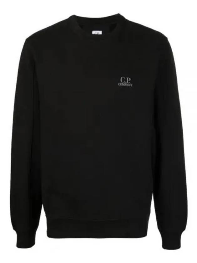 Small Logo Sweatshirt Black - CP COMPANY - BALAAN 2