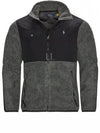 Logo Fleece Zip-Up Jacket Grey - POLO RALPH LAUREN - BALAAN 2