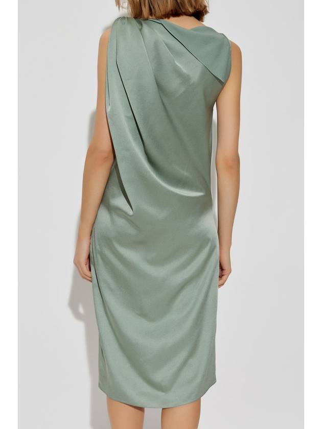 Lanvin Satin Dress, Women's, Green - LANVIN - BALAAN 4