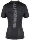 Marsha Logo Short Sleeve T-Shirt Black - J.LINDEBERG - BALAAN 3