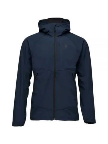 BLACK DIAMOND element hoodie MENS Indigo NAMAP744024 - BLACKBROWN - BALAAN 1