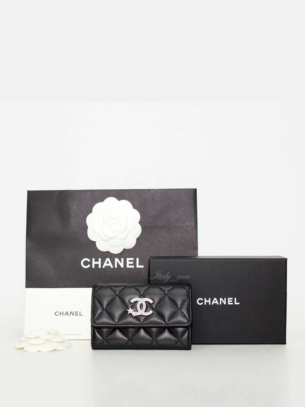 Shooting Star Card Wallet Black - CHANEL - BALAAN 2