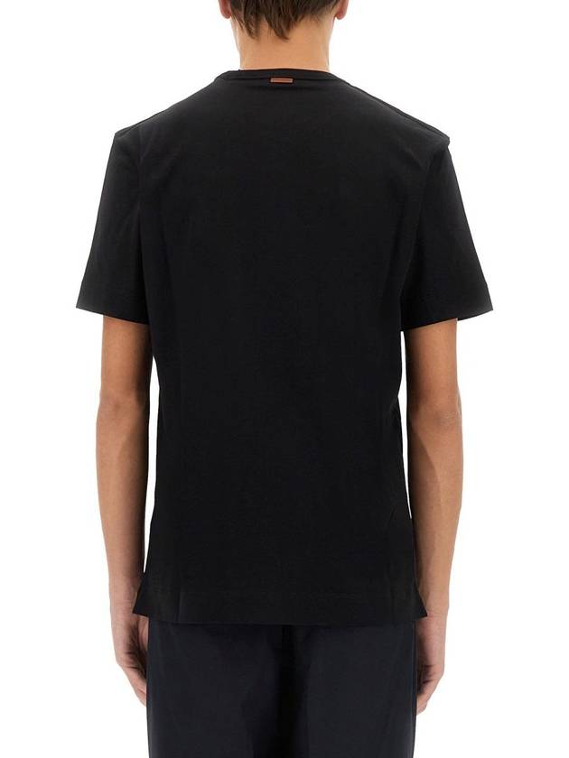 Zegna T-Shirt With Logo - ERMENEGILDO ZEGNA - BALAAN 3